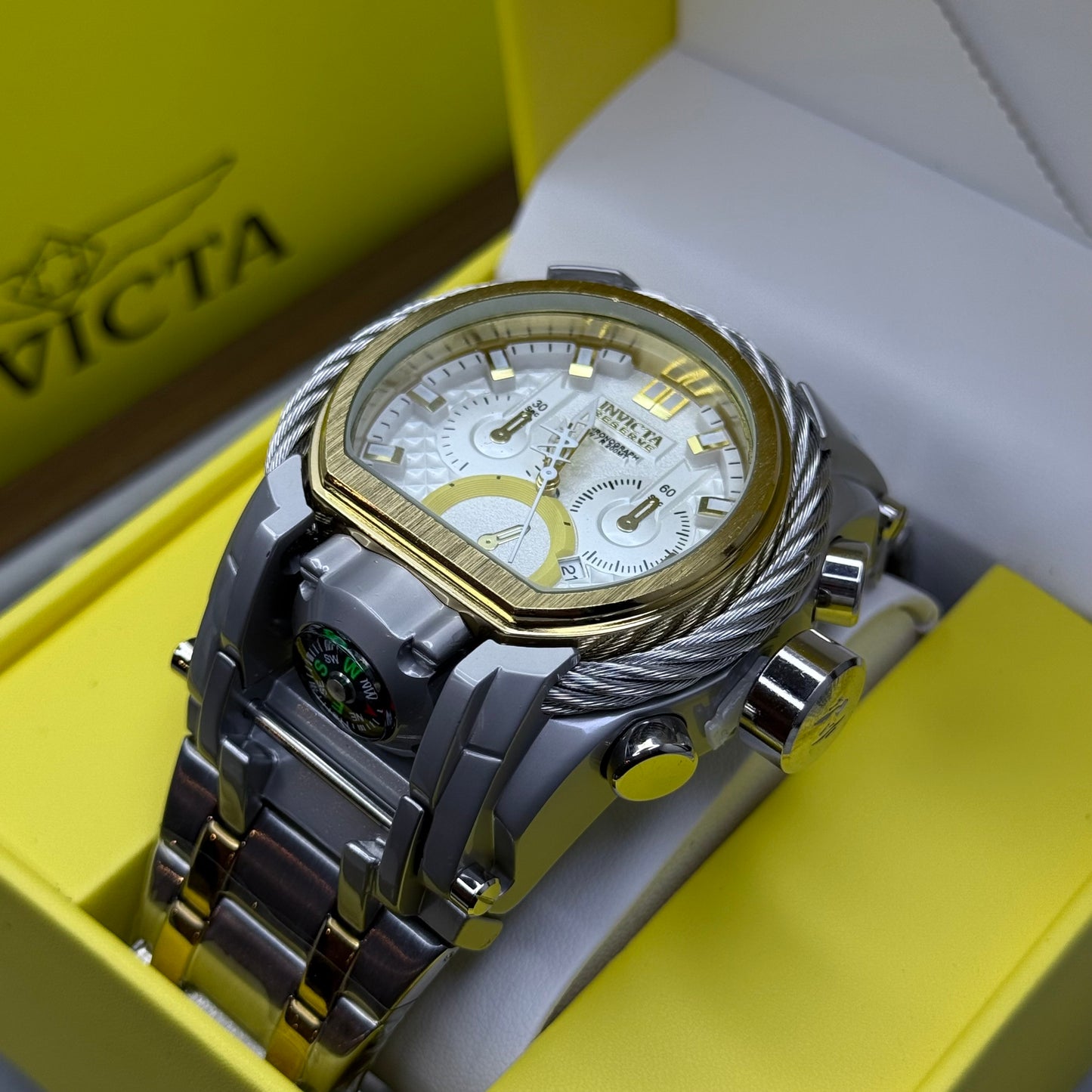 INVICTA BOLT ZEUS GUAYA ACERO PARA HOMBRE REF-BB