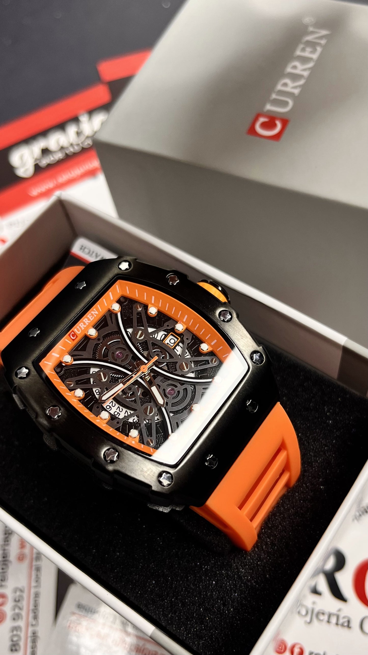 CURREN ORIGINAL X RICHARD MILLER PARA HOMBRE REF 8438-N