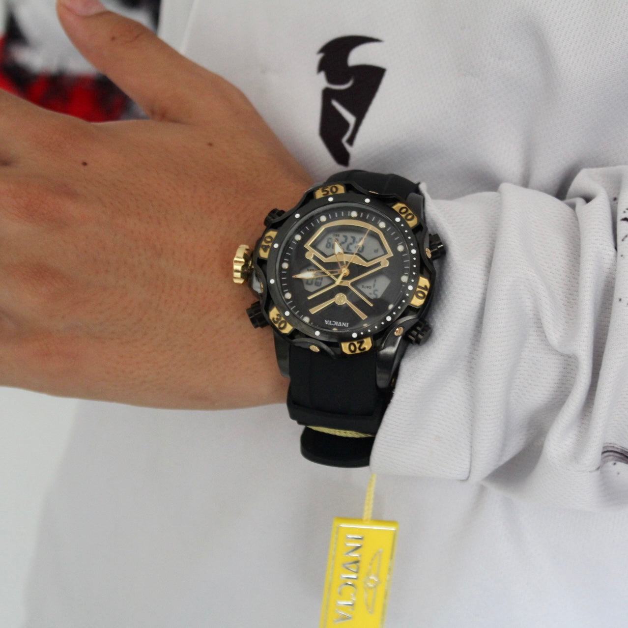INVICTA DOBLE HORA PARA HOMBRE REF-1837-NND