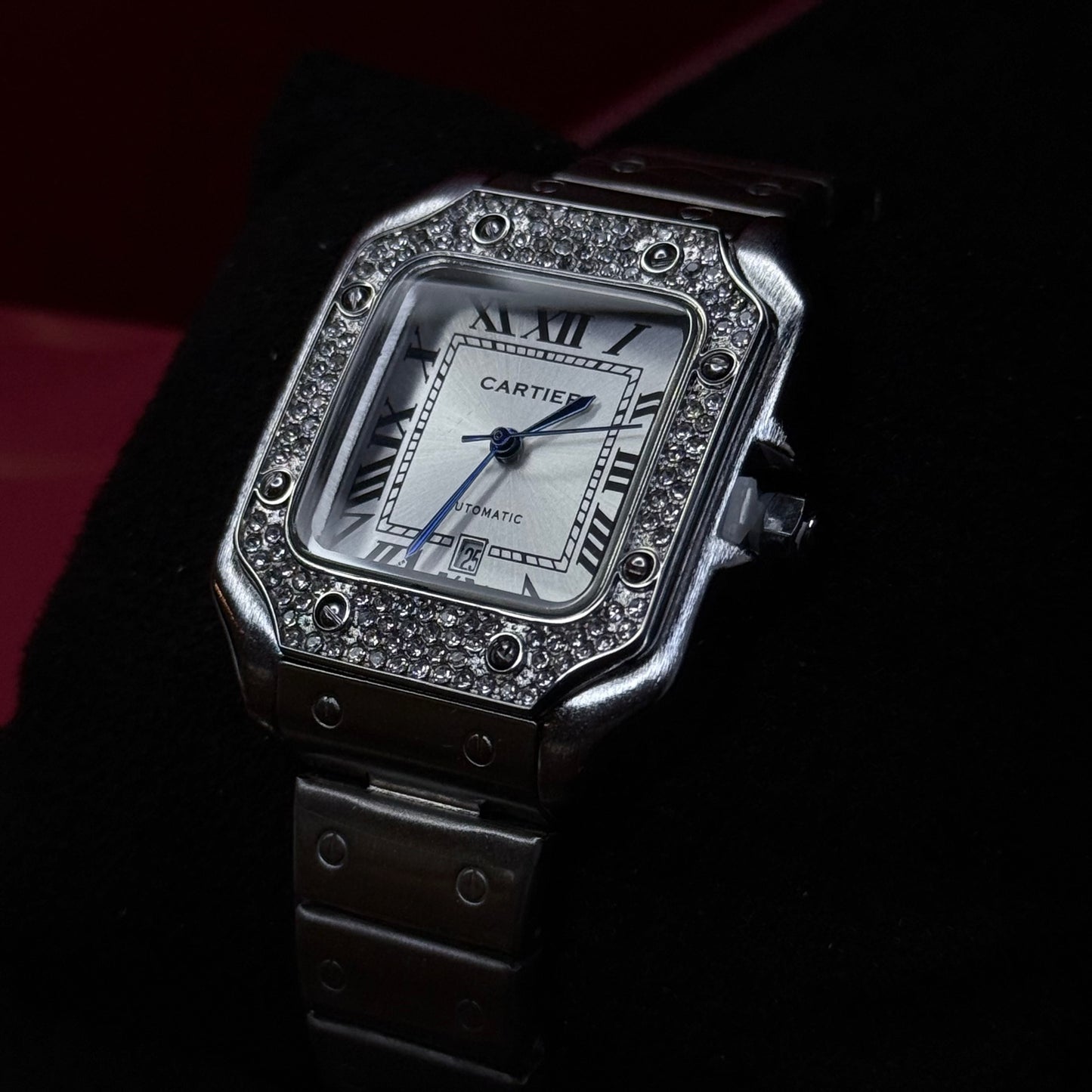 CARTIER SANTOS CUBANO  PARA DAMA REF PB