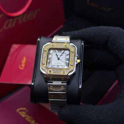 CARTIER SANTOS CUBANO  PARA DAMA REF BB