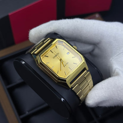 CASIO UNISEX RETRO VINTAGE RECTAGULAR ANALOGO-DD
