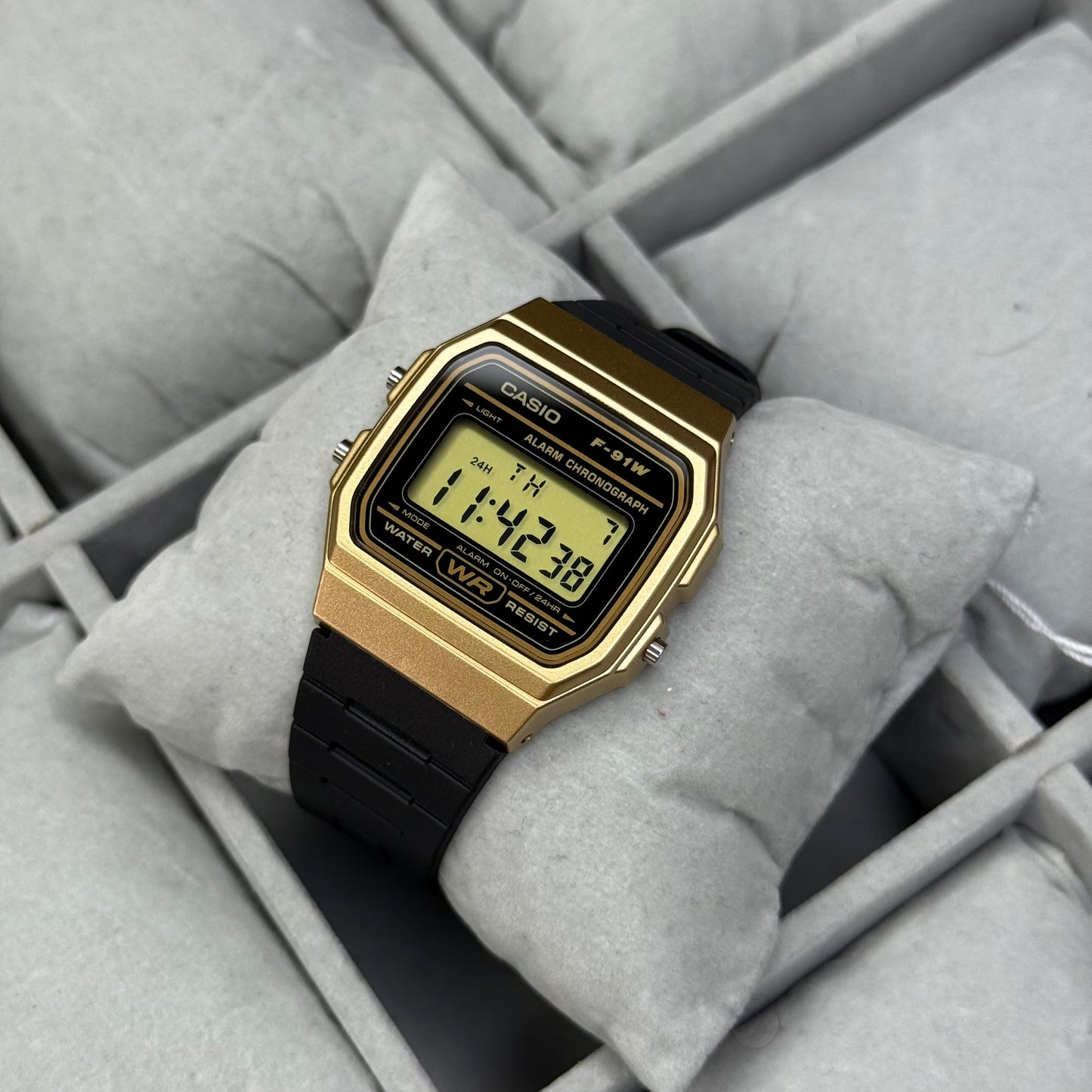 CASIO ORIGINAL PARA HOMBRE REF-F-91WM-9A