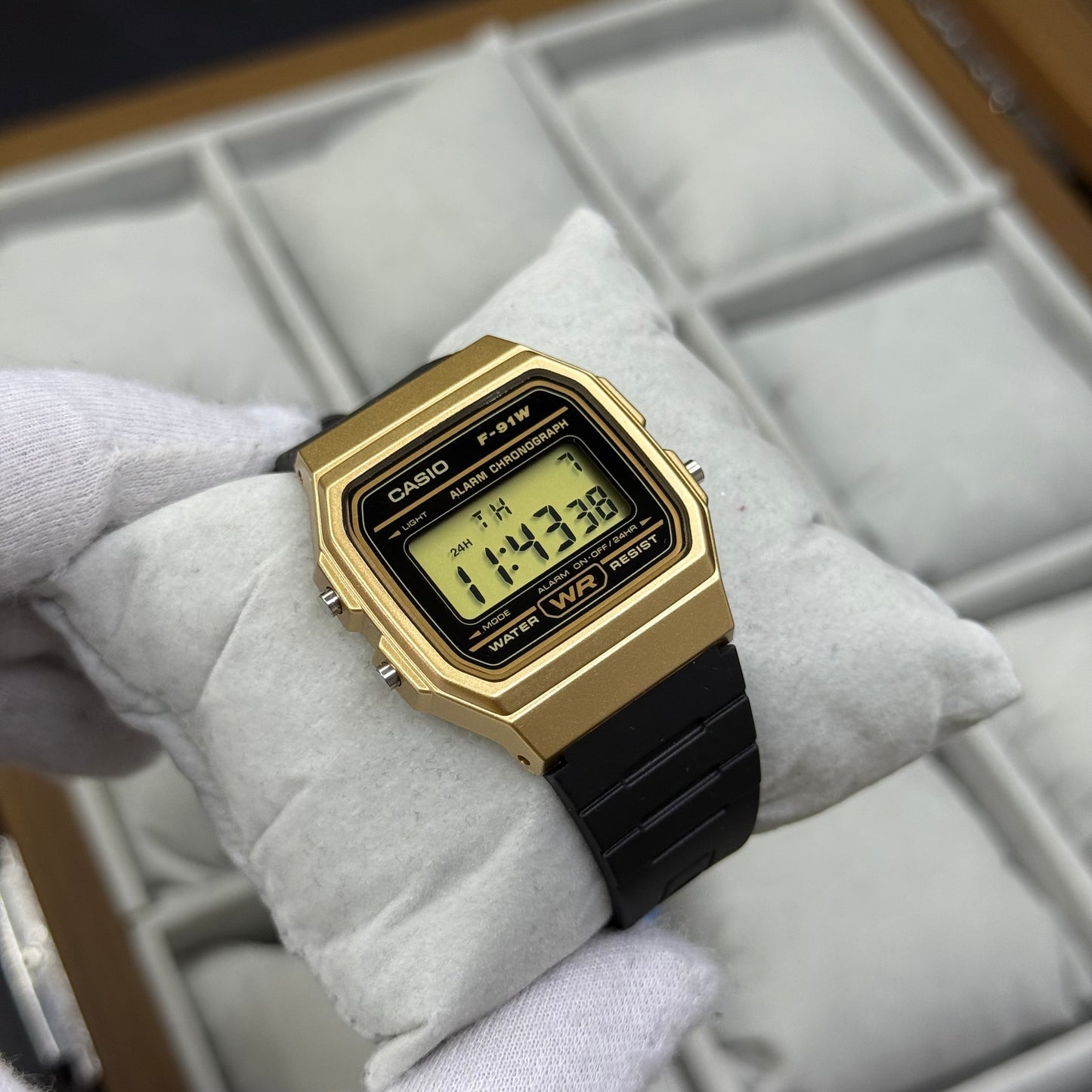 CASIO ORIGINAL PARA HOMBRE REF-F-91WM-9A