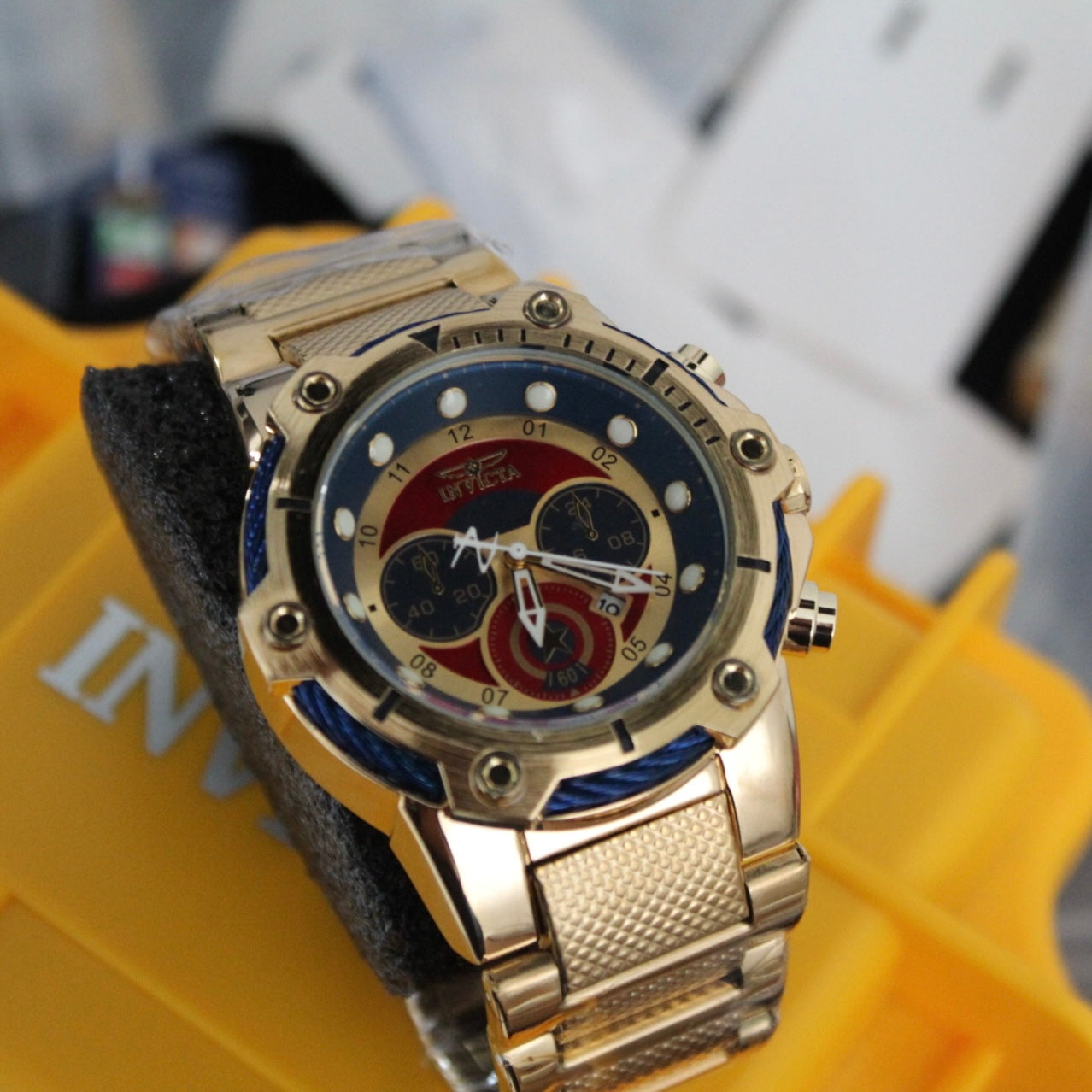 INVICTA CAPITAN AMERICA PARA HOMBRE REF 6548-DA