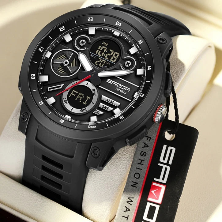 SANDA X CASIO SUBMERGIBLE PARA HOMBRE REF 3379-NP