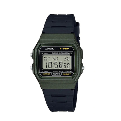 CASIO ORIGINAL PARA HOMBRE REF-F-91WM-3A